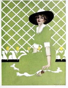 Literary Illustration – Clarence Coles Phillips 1910 – American Illustration - Picture 1 of 2