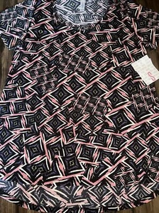 Lularoe Classic T Shirt Hi Lo Tunic 🦄 Small 6/8 4/6 Black Pink White Slinky New - Picture 1 of 12