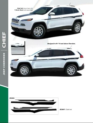 2014-2020 Jeep Cherokee Chief Stripe Kit - Image 1 of 4