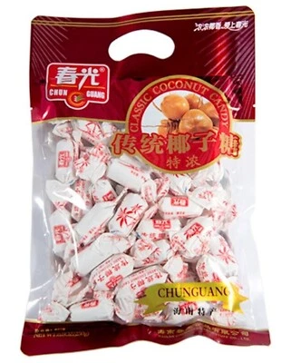 Caramelo de coco cremoso clásico Chun Guang 250 g 8,8 oz Foto 1 de 3