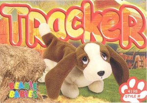 TY Beanie Babies BBOC Card Series 3 Common Tracker the Basset Hound NM/Mint - Bild 1 von 2