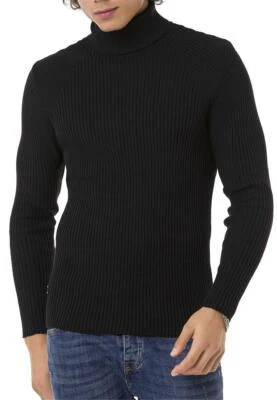 Redbridge Jersey de punto para hombre Jersey de cuello alto Jersey de punto Cuello alto Knit Foto 1 de 4