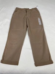 NWT Old Navy OG Chino Ankle Pants Womens Medium Khaki Brown Straight Leg Stretch - Picture 1 of 8