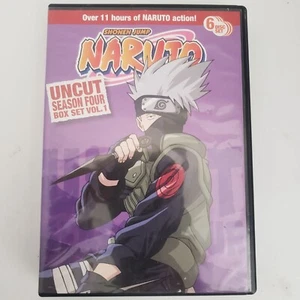 Naruto Shonen Jump Uncut DVDs Season 4 Vol 1 6 Disc Box Set - Picture 1 of 5