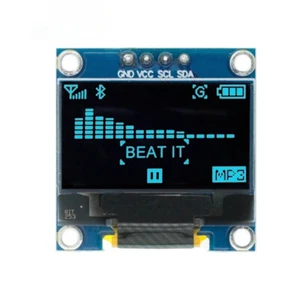 Black/White 0.96 Inch OLED Display Module SSD1315 Driver 128x64 Resolution - Picture 1 of 7