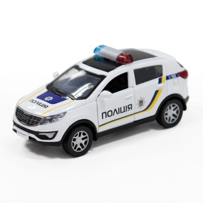 UKRAINIAN POLICE TOY CAR MODEL KIA SPORTAGE R (1:39) - Image 1 of 4