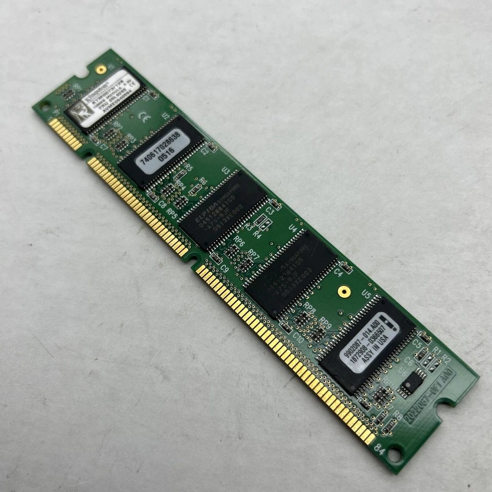 128MB IBM Netfinity Fru# 05L9293 04K0075 KTM0073 168Pin SDRAM DIMM PC66 ECC 3.3v - Image 1 of 4