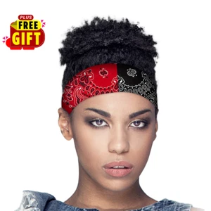 MR Deluxe Aura Bandanas Black Red Two Tone - 8531 - Picture 1 of 4