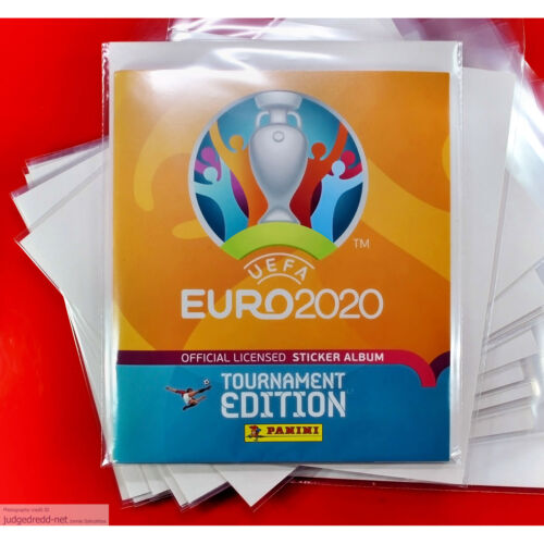 10 Turnieraufkleber Albumtaschen und Bretter Größe 2 für Panini EURO 2020 UEFA.