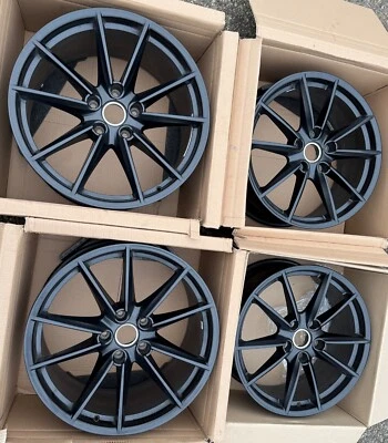 Original Porsche Carrera 911 992 20" 21" Felgen 4S S C4 schwarz 992601025E / C - Bild 1 von 4
