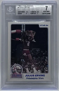 Star Slam Dunk #4 1984 Julius Erving BGS 7 casi nuevo - Imagen 1 de 2