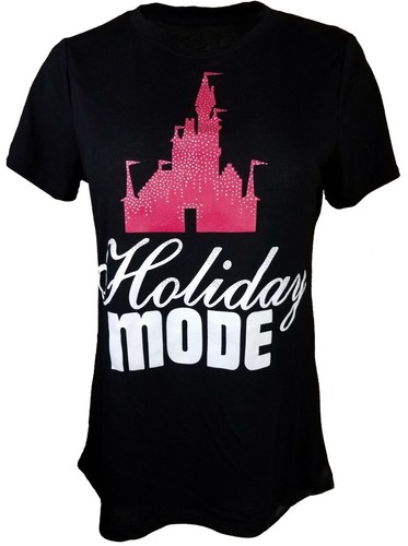 PALACE Maglietta Disney Parks Ice Castle Moda Vacanze Swarovski Maniche Corta M (34)
