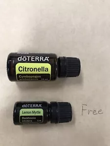 BUY doTERRA Citronella 15ml GET FREE L emon Myrtle 5ml Aromatherapy - Picture 1 of 12