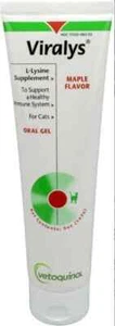 Viralys L-Lysine 5 oz Oral Gel for Cats, Maple Flavor, Immune System Support - Picture 1 of 2