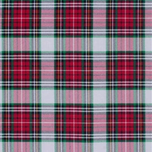 Große Lodge Schottenkaro Baumwollstoff, Weihnachten Urlaub Schottenkaro kariert, BTHY - Bild 1 von 5