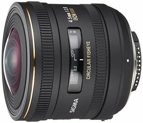 SIGMA Single Focus Fisheye Lens 4.5mm F2.8 EX DC CIRCULAR FISHEYE HSM for Nikon - Image 1 of 1