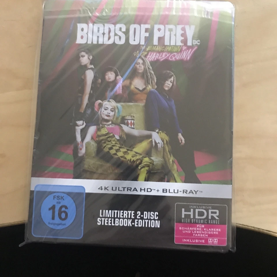 Birds Of Prey Steelbook 4k UHD Blu-ray Limited Edition