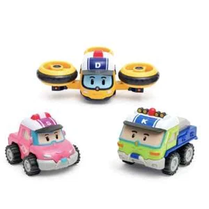 RoboCar Poli Season 5 Sandvile Rescue Deluxe Die Cast Pack Sandy Droney Keaton - Picture 1 of 5