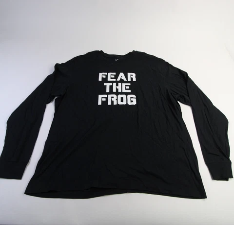TCU Horned Frogs Nike Nike Tee Long Sleeve Shirt Men's Black New Cover