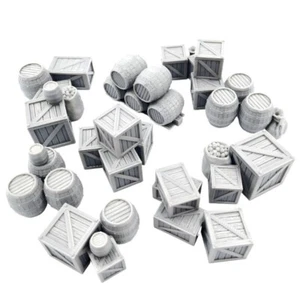 Set of Merchant Goods Fantasy Scatter for D&D Scenery terrain 3D printed QP3D - Picture 1 of 5