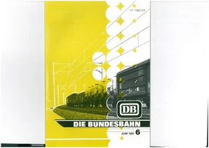 Revista Die Bundesbahn DB junio 1981 6/81 1609-14-21 - Imagen 1 de 5