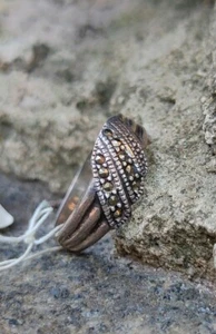 Vintage 925 Sterling Silver Ring with Tag WOMEN'S JEWELRY Size 8.75 - Picture 1 of 15