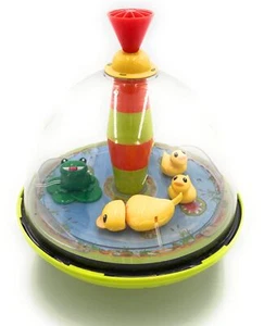 Panorama Musik Kreisel Pumpkreisel Musikkreisel Spielzeugkreisel Schwungkreisel - Bild 1 von 1