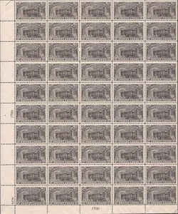 US Stamp - 1925 20c Special Delivery Truck - Perf 11 50 Stamp Sheet MNH #E14 - Picture 1 of 1