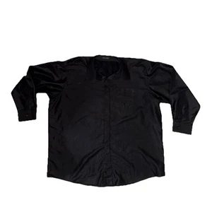 Stacy Adams Black Long Sleeve Button Down Shirt - 18 1/2 34/35 - Picture 1 of 5