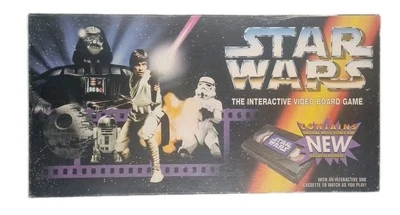 Star Wars Vintage Parker Interactive Video Board Game 1995 VHS Cassette Tape  - Image 1 of 4