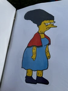 THE SIMPSONS ANIMATION ORIGINAL ART Zeichnung "11" Total Mixed Artist ? Hand Done - Bild 1 von 11
