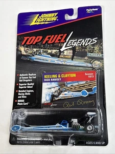 Johnny Lightning Top Fuel Legends KEELING CLAYTON 1973 Season Rail Dragster NEW - Picture 1 of 2