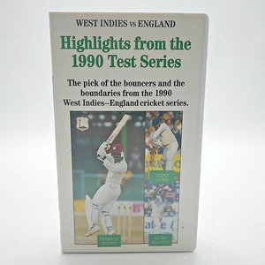 Highlights from the 1990 Test Series - West Indies Vs England - VHS Video Tape - Picture 1 of 15