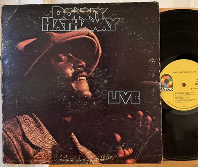 Donny Hathaway Live Vinyl LP Atco SD 33-386 1st Press What's Going On The Ghetto - Image 1 of 4