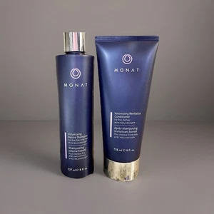 MONAT Volumizing Revive Shampoo & Conditioner W/ Rejuvenique For Fine Flat Hair - Picture 1 of 7