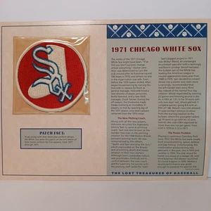 1971 Chicago White Sox Patch Willabee and Ward Lost Treasures of Baseball MLB - Picture 1 of 2