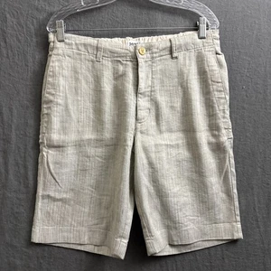 Tommy Bahama Men's Size Medium Beige 11" Inseam Linen Shorts - Picture 1 of 11