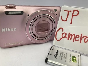 TOP Nikon COOLPIX S6600 pink Digitalkamera rot 16.0MP 1805 - Bild 1 von 20