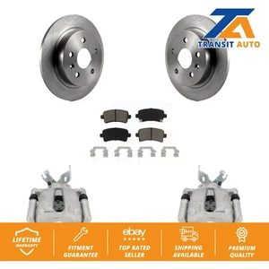 Rear Disc Brake Caliper Rotor Ceramic Pad Kit For Buick Regal LaCrosse Chevrolet - Picture 1 of 11
