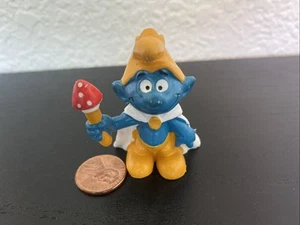 De colección 1973 Schleich Alemania Occidental 20074 Rey Emperador PVC Pitufo Peyo (Bully) B - Imagen 1 de 11