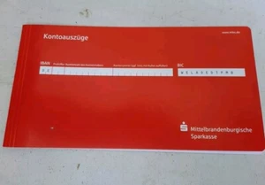 Original Kontoauszugshefter Dulli neu 2023 leer Mittelbrandenburgische Sparkasse - Bild 1 von 3