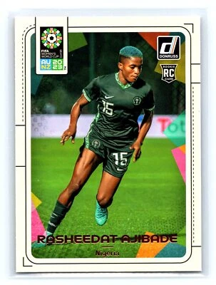 2023 Donruss FIFA Womens World Cup #125 Rasheedat Ajibade Rookie Nigeria - Image 1 of 2