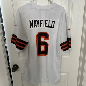 NFL Nike Mayfield #6 Cleveland Browns Jersey - Size Medium - Picture 1 of 2