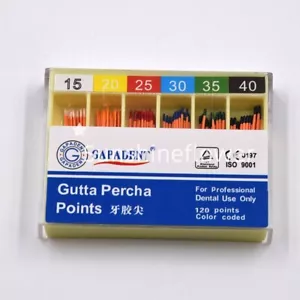 1 Box Dental Endodontics Root Canal Gutta Percha Point Taper Professional #15-40 - Picture 1 of 11