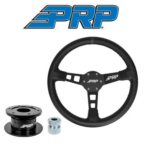 PRP Deep Dish Leather Wheel Black Stripe/Quick Release Hub For Yamaha Viking/YXZ - Imagen 1 de 8