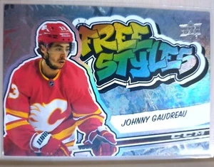 Johnny Gaudreau Freestyles - Calgary Falmes - Upper Deck Series 1 2022-23 NHL - Bild 1 von 2