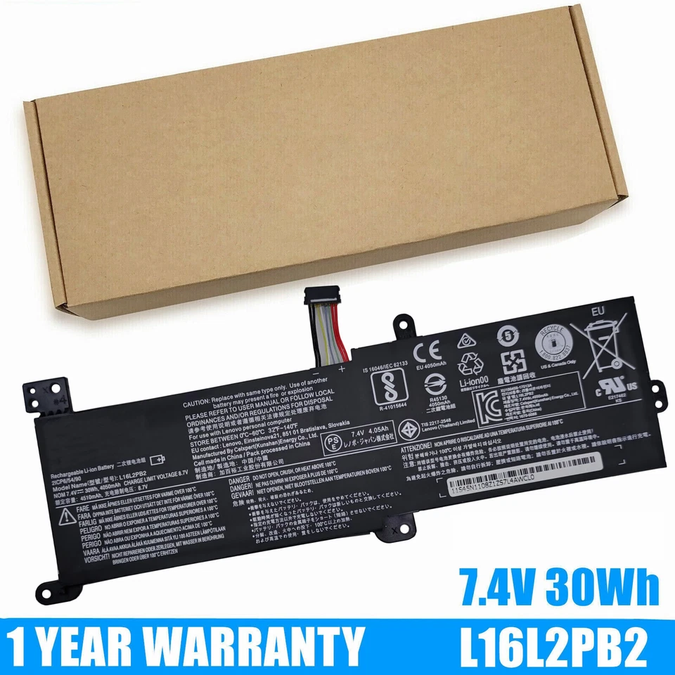 Batería para Lenovo Ideapad 320 330 L16L2PB2 L16L2PB3 L16M2PB1 L16S2PB2 L16C2PB2 Foto 1 de 3