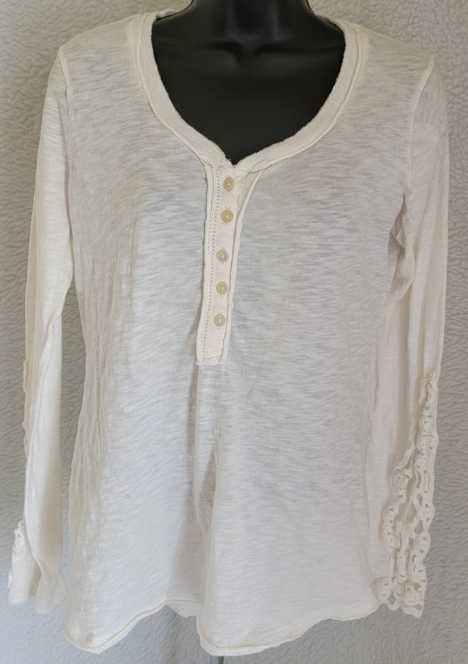 Blusa Mudd Feminina Tamanho G Grande Marfim - Imagem 1 de 4