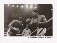 POSTER:BOXING:  MUHAMMAD ALI VS JOE FRAZIER - FREE SHIP  #68-50072    RC41 R