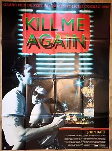 Affiche cinéma film KILL ME AGAIN Val Kilmer 120 x 160 cm 1989 - Picture 1 of 1
